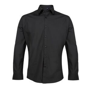 Premier Supreme Heavier Weight Poplin Long Sleeve Work Shirt / Black